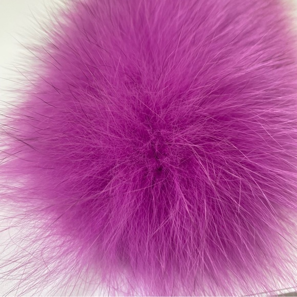 Vintage Genuine Dyed Fox Fur Velcro Scarf Headband Collar - Picture 8 of 12